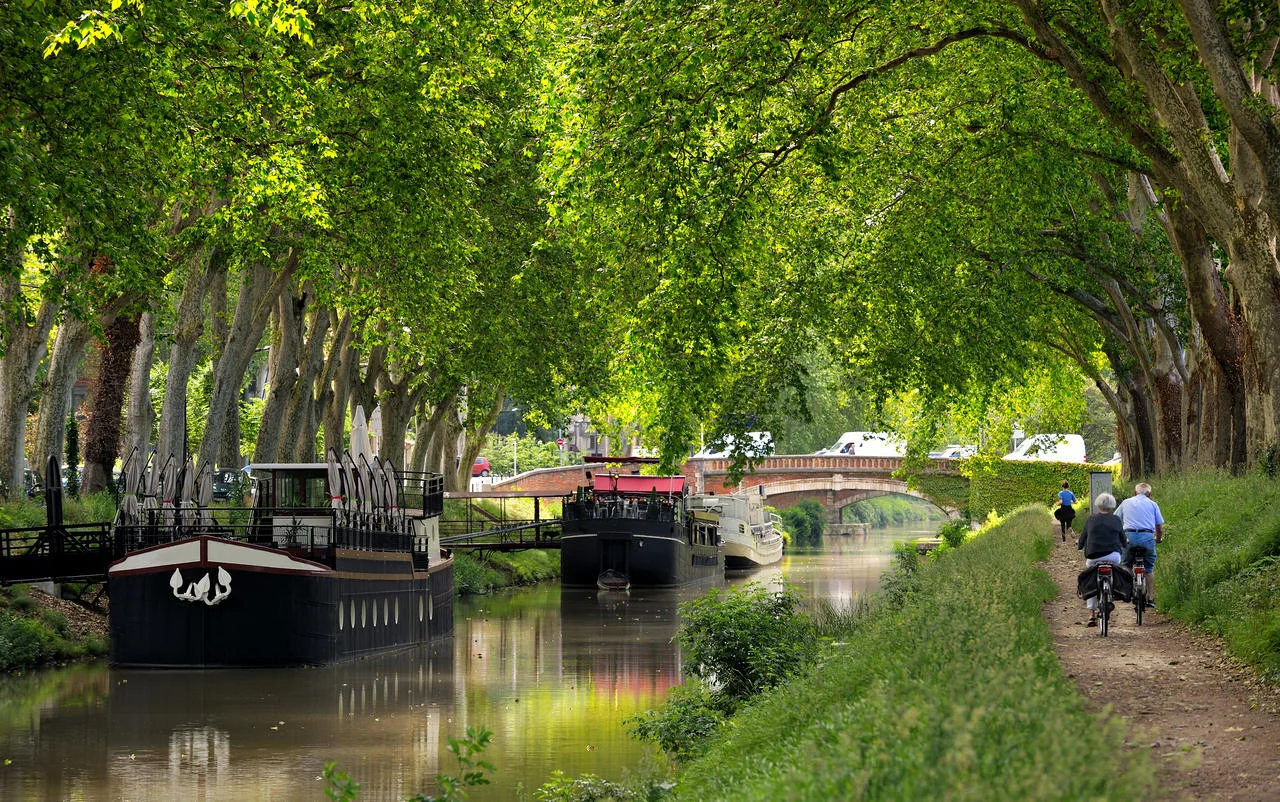Toulouse. Le Canal du Midi.