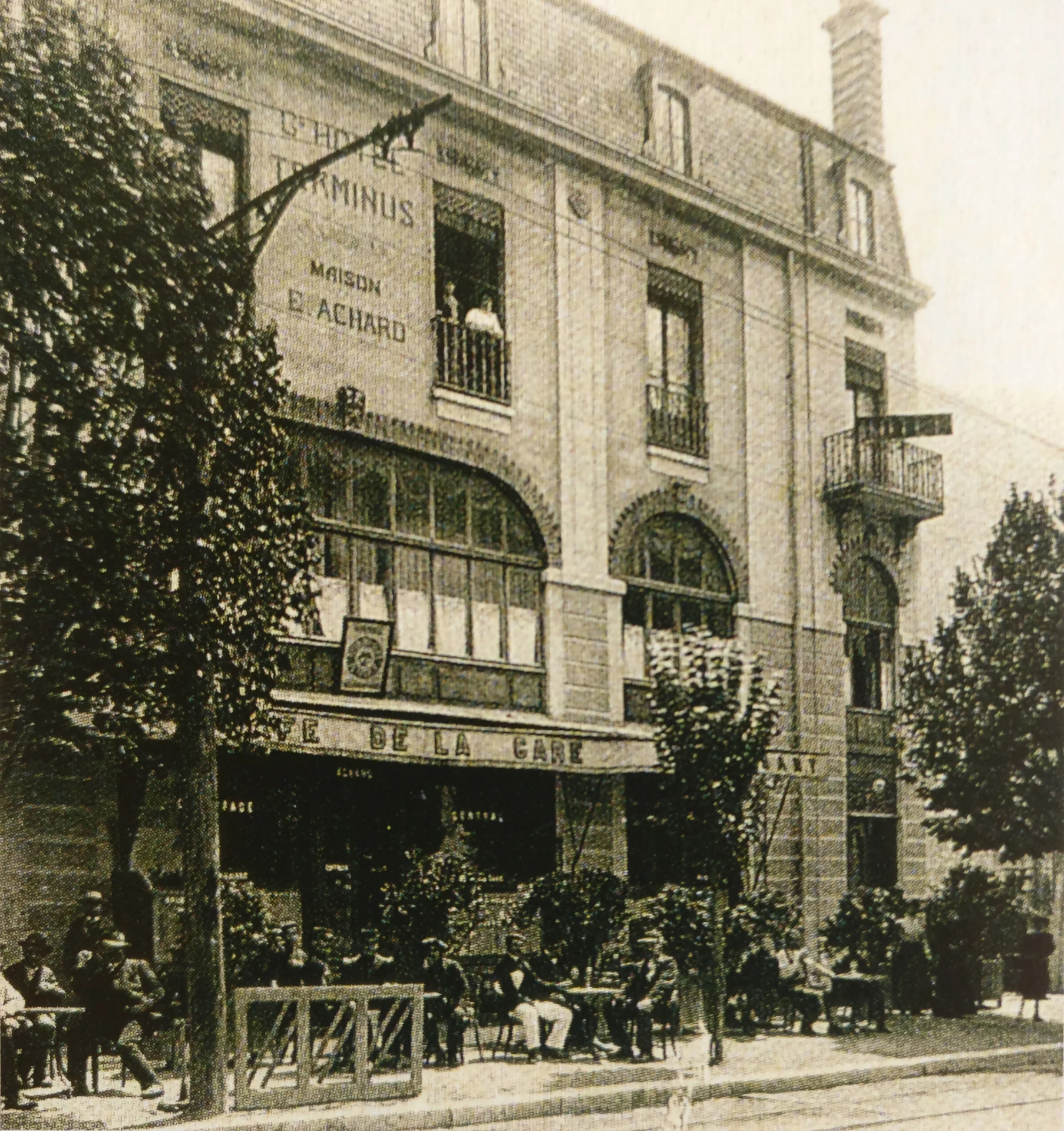 Juin 1944. L’hôtel Terminus à Moûtiers, siège de la Wehrmarcht.